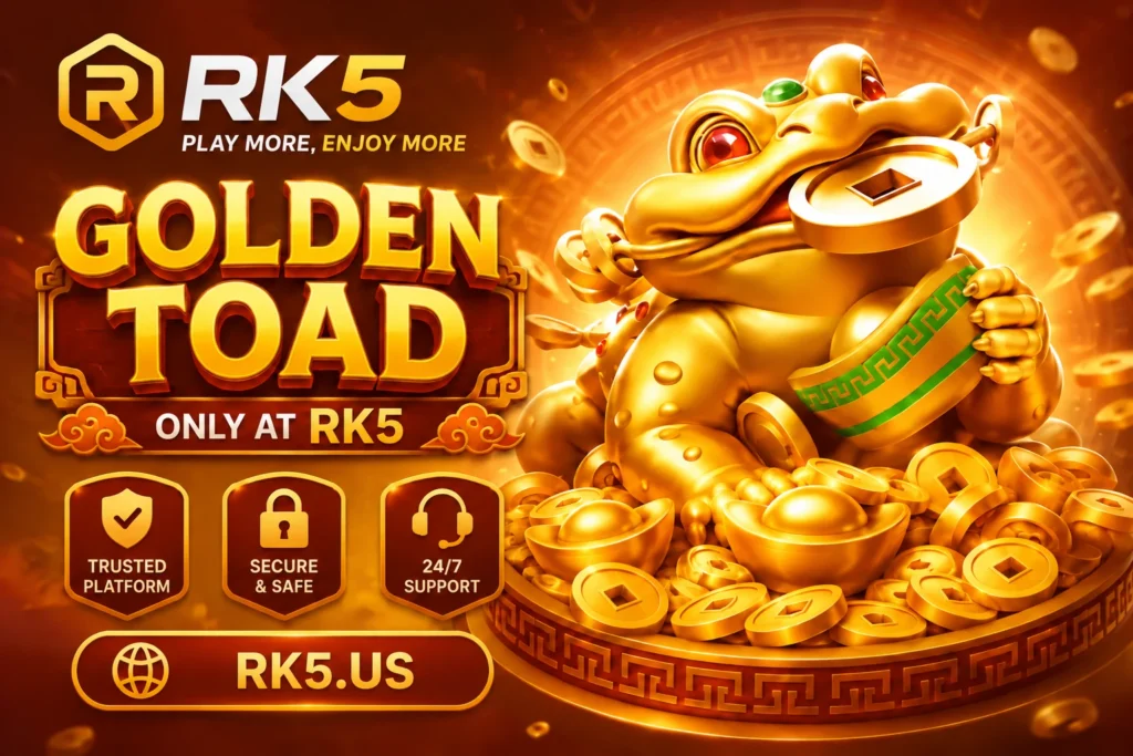 Golden Toad RK5 — ilustrasi tema permainan